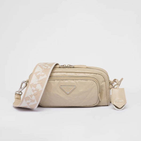 Nappa antique leather multi-pocket shoulder bag