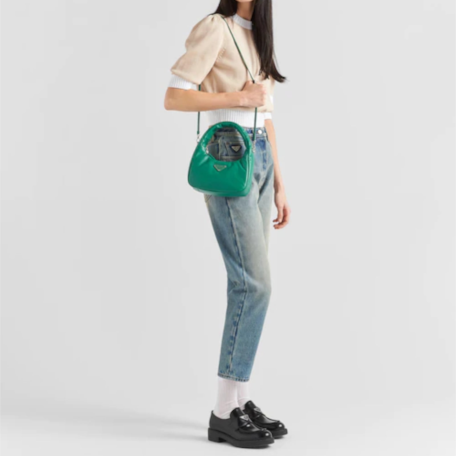 ☆人気☆【PRADA】☆Soft Padded Nappa Leather Mini Ba.g☆ PRADA Prada Soft padded nappa leather mini-bag