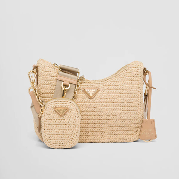 Prada Re-Edition 2005 raffia bag