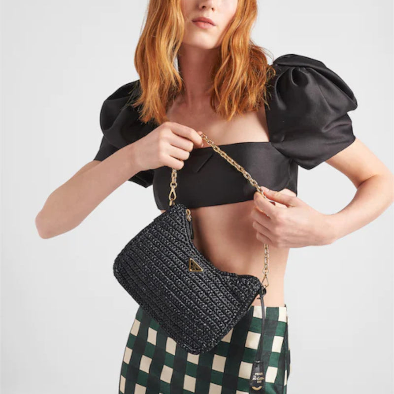 Prada Re-Edition 2005 raffia bag
