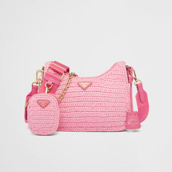 Prada Re-Edition 2005 raffia bag