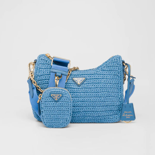 Prada Re-Edition 2005 raffia bag