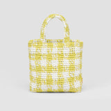 Small raffia tote bag