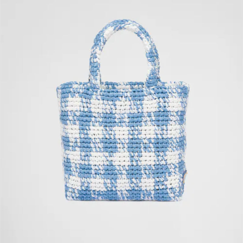 Small raffia tote bag