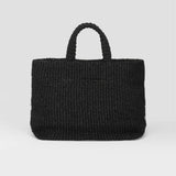 Raffia tote bag