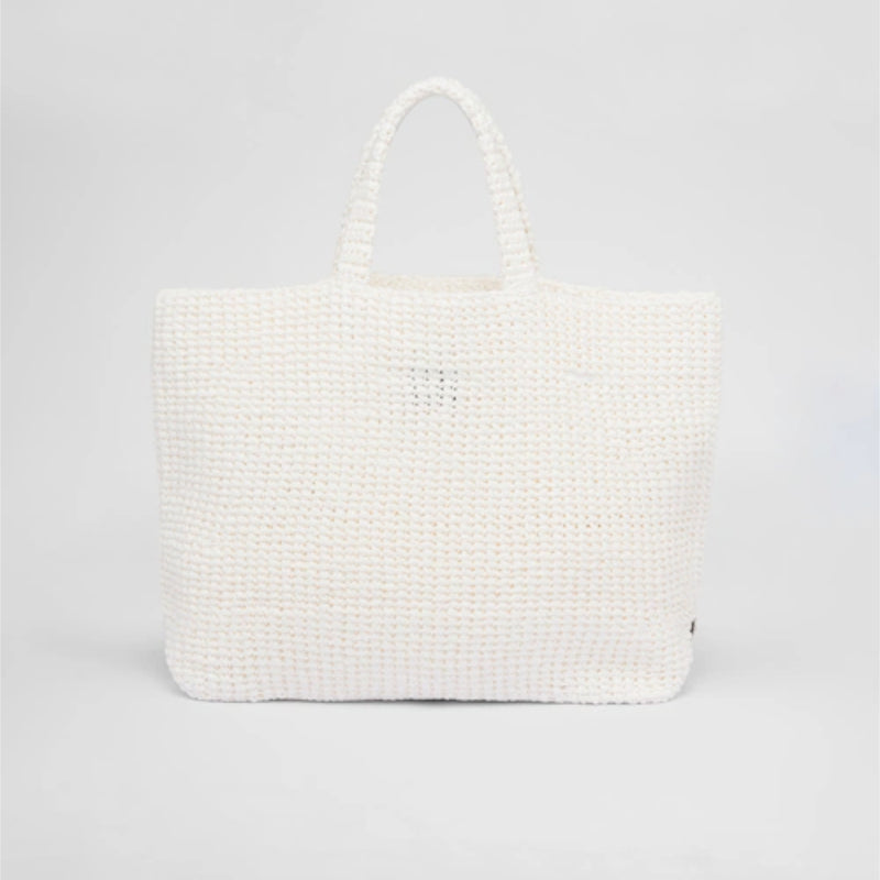 Raffia tote bag