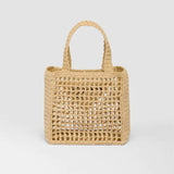 Small raffia tote