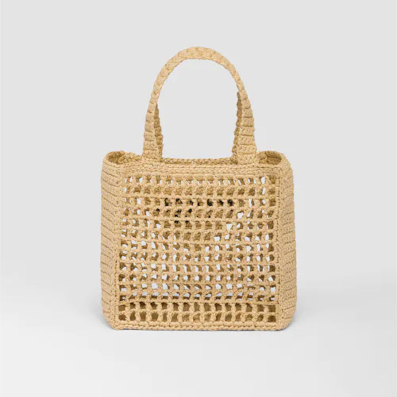 Small raffia tote