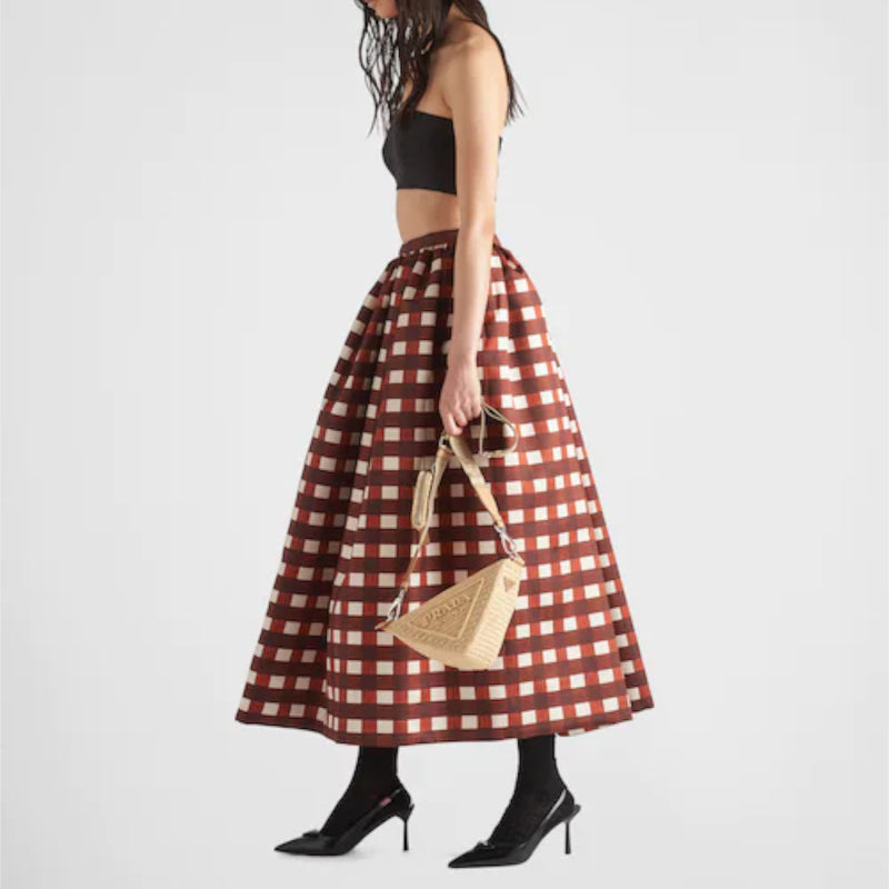 Raffia Prada Triangle bag
