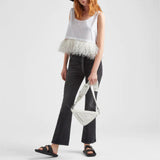 Raffia Prada Triangle bag
