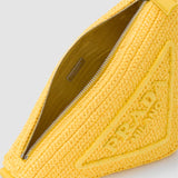 Raffia Prada Triangle bag