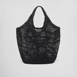 Raffia tote bag