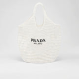 Raffia tote bag