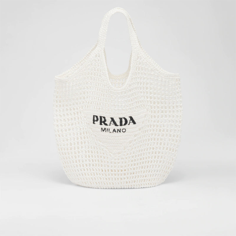 Raffia tote bag