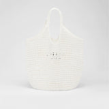 Raffia tote bag