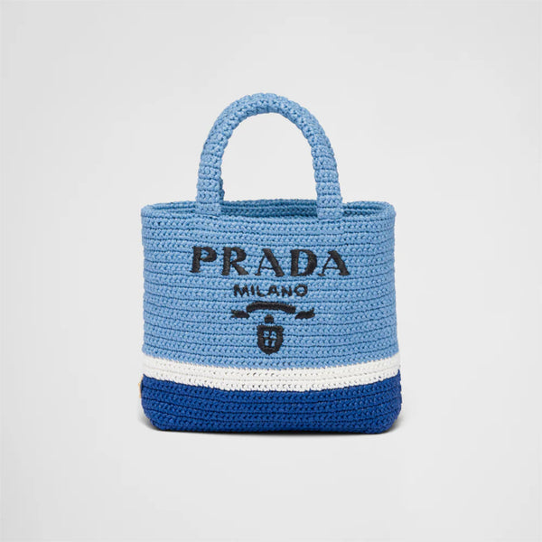 Small raffia tote bag