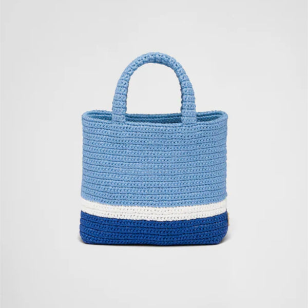 Small raffia tote bag