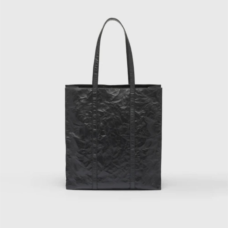 Medium antiqued nappa leather tote bag