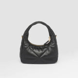 Nappa-leather mini bag with topstitching