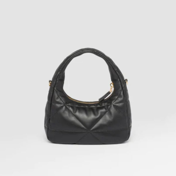 Nappa-leather mini bag with topstitching