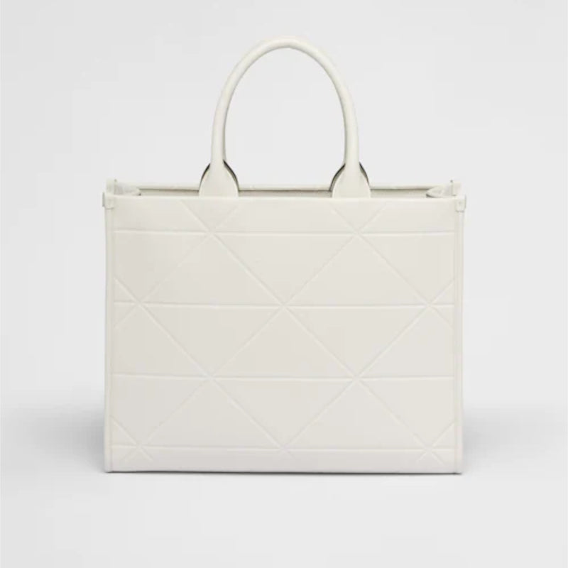 Medium leather Prada Symbole bag with topstitching