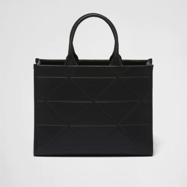 Medium leather Prada Symbole bag with topstitching