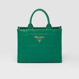 Small leather Prada Symbole bag with topstitching