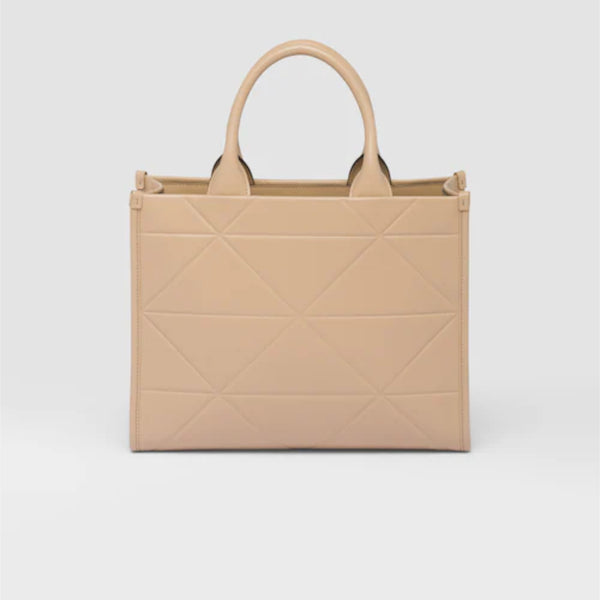 Small leather Prada Symbole bag with topstitching