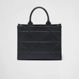 Small leather Prada Symbole bag with topstitching