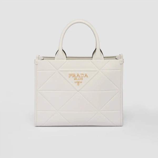 Small leather Prada Symbole bag with topstitching