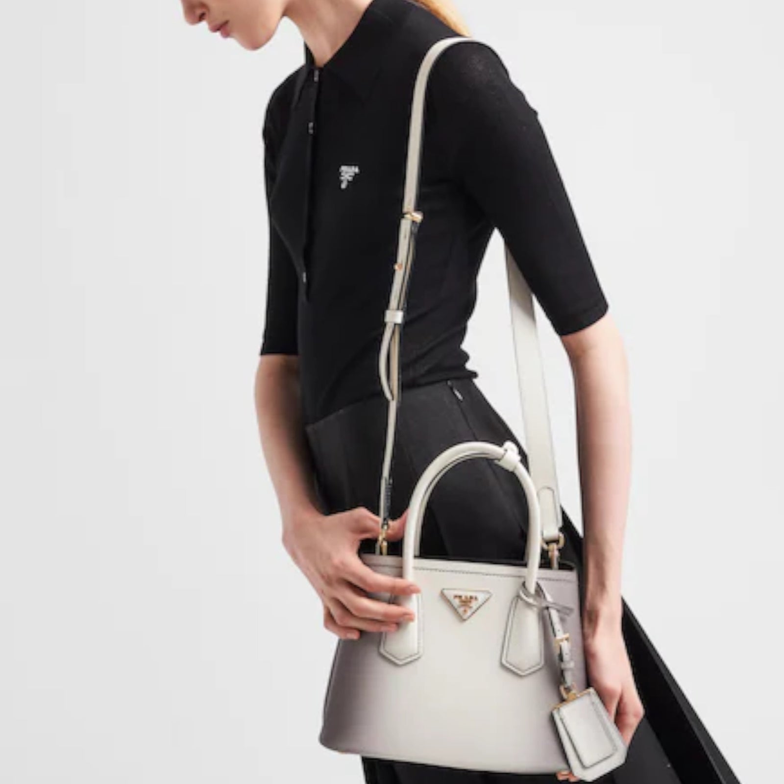 PRADA Prada Double Saffiano leather mini-bag