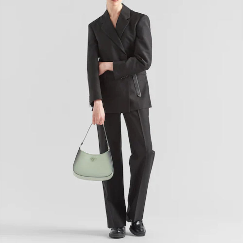 Prada Cleo brushed leather shoulder bag