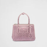Prada Galleria satin mini-bag with crystals
