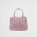 Prada Galleria satin mini-bag with crystals