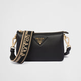 Leather shoulder bag