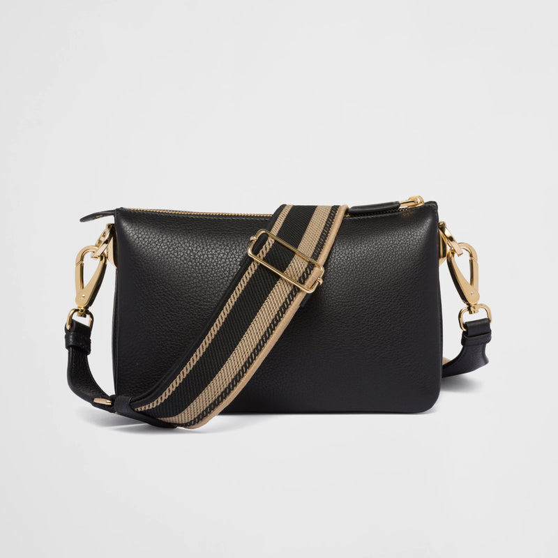 Leather shoulder bag