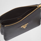 Leather shoulder bag
