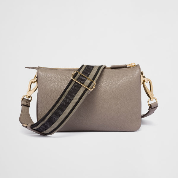 Leather shoulder bag