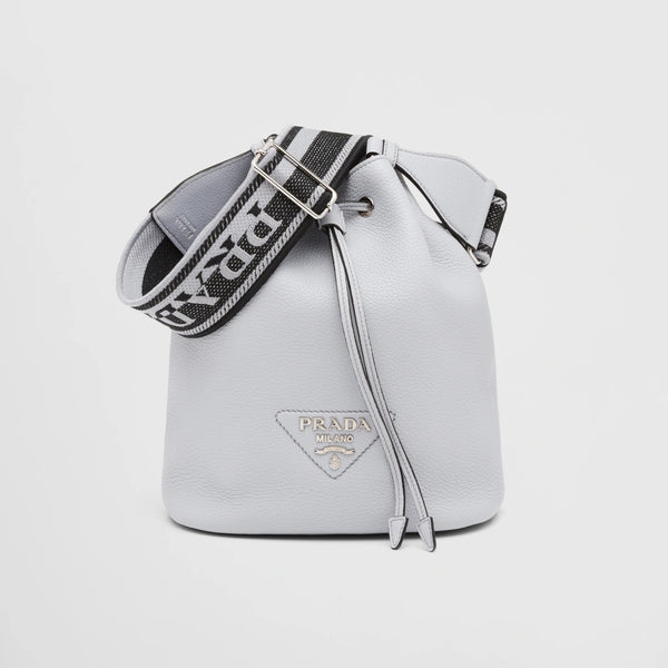 Leather bucket bag