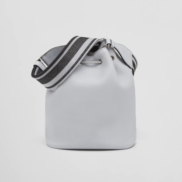 Leather bucket bag