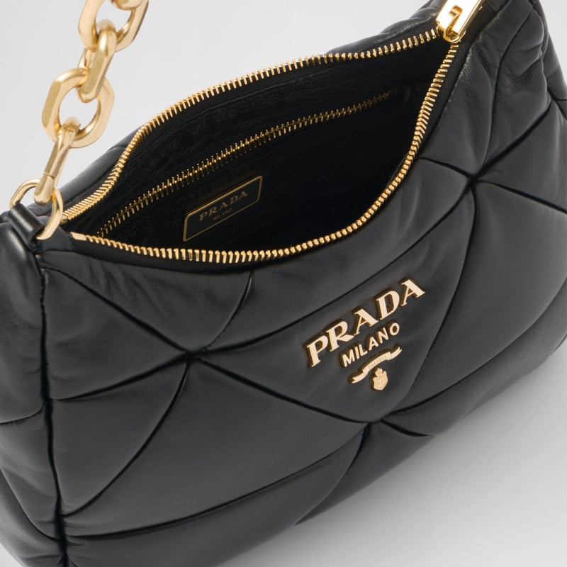 Prada system nappa leather patchwork shoulder bag Clearance