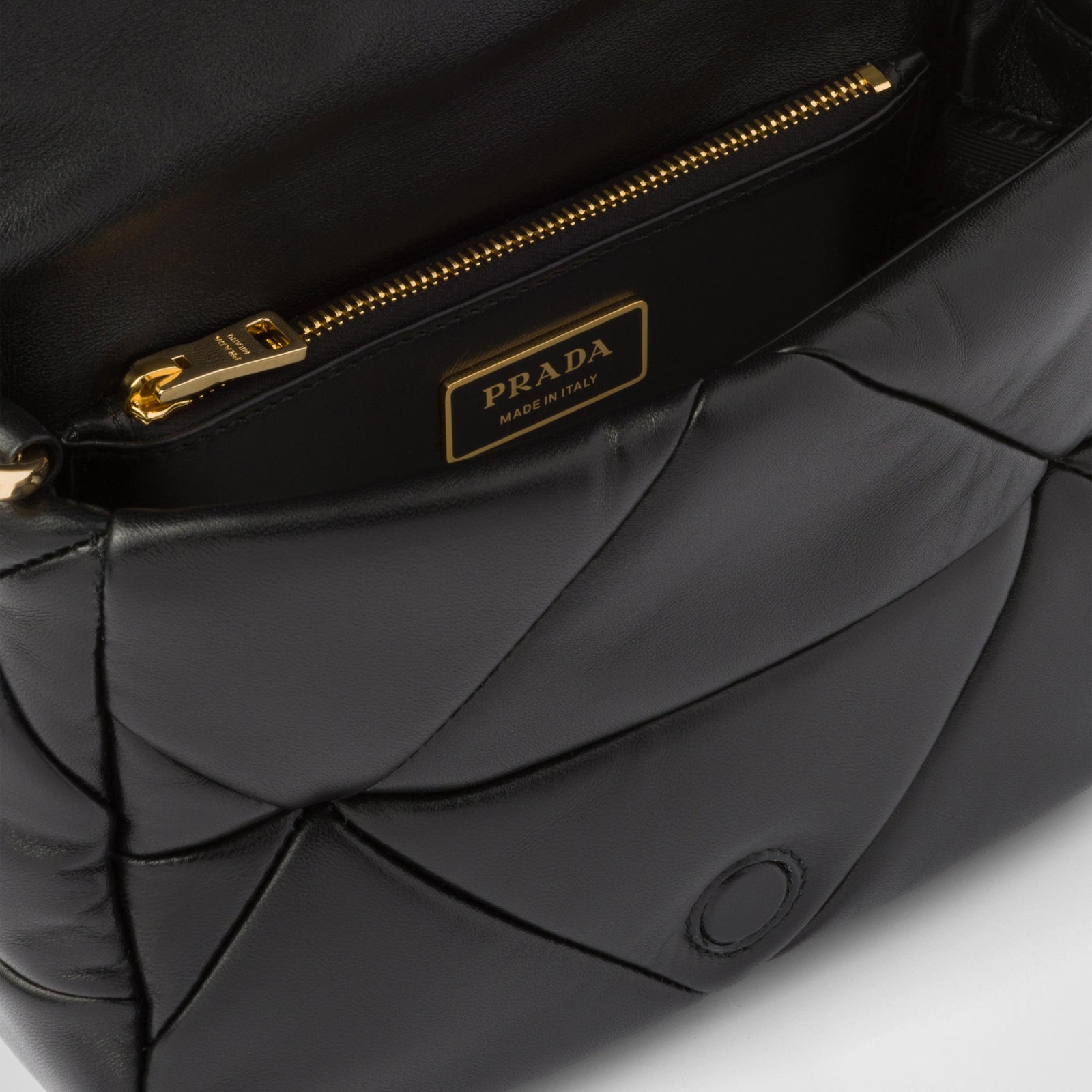 PRADA Prada System nappa patchwork shoulder bag