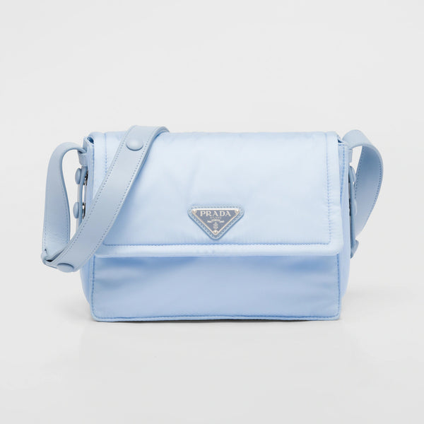 Small padded Re-Nylon shoulder bag