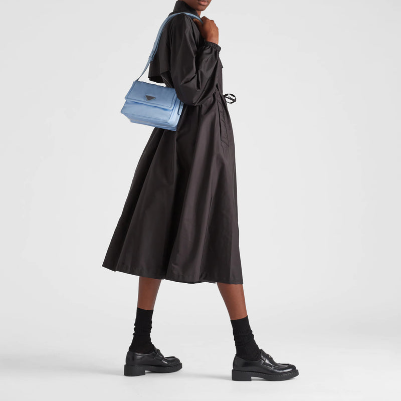 Small padded Re-Nylon shoulder bag