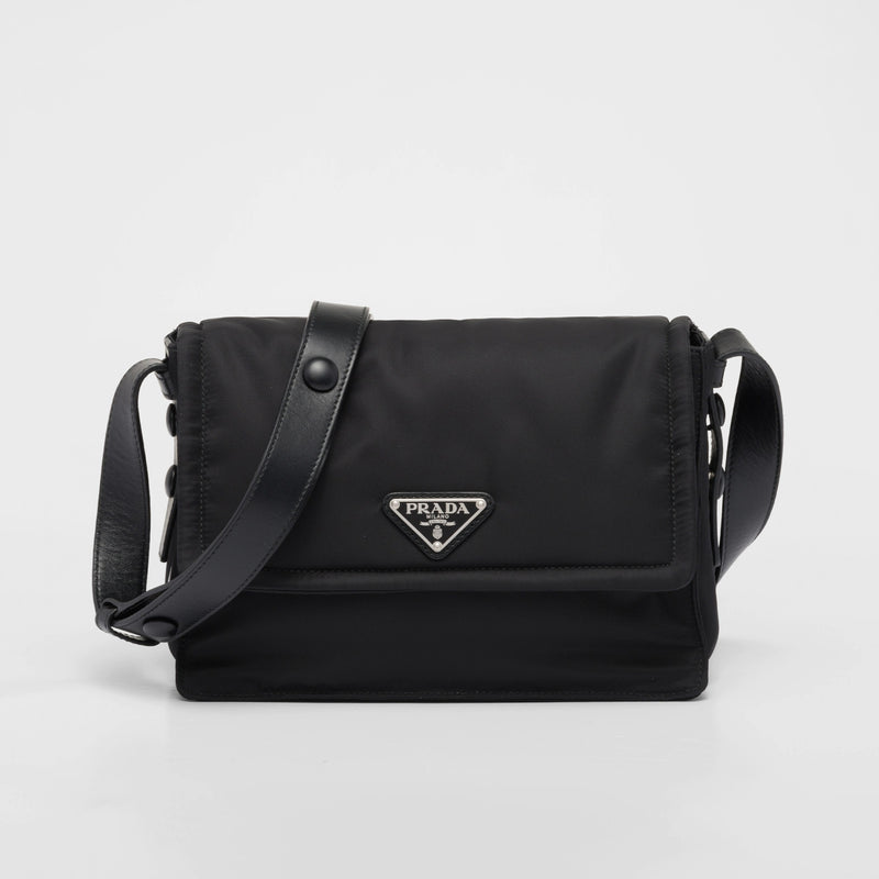 Small padded Re-Nylon shoulder bag