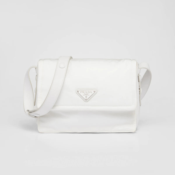 Small padded Re-Nylon shoulder bag