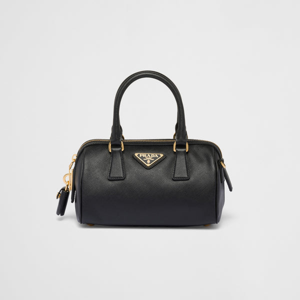 Saffiano leather top-handle bag