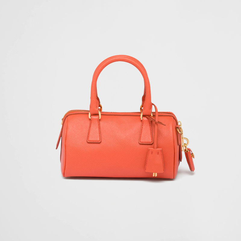 Saffiano leather top-handle bag