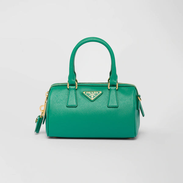 Saffiano leather top-handle bag