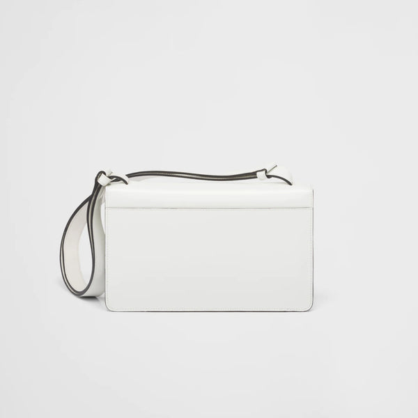Prada Embleme brushed-leather bag